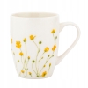 Kubek porcelanowy 380ml wiosenny Kaczeńce Żółte Kwiaty