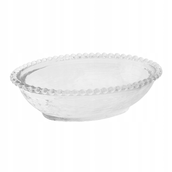 Pojemnik szklany szkatułka Kura z pokrywką 15,5x11,5x11,5cm