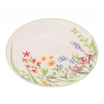 Talerz deserowy porcelanowy kwiaty Przebudzenie Natury 19 cm