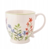Kubek porcelanowy na nóżce 450ml wiosenny Przebudzenie Natury Kwiaty