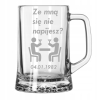 Kufel do Piwa z grawerem na prezent Logo Imię Urodziny 620ml