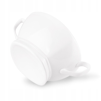Biała waza porcelanowa do zupy 2,5L Tadar
