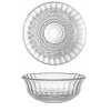 Salaterka szklana miseczka Lauro 17 cm ornamenty