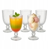 Zestaw 6 szklanek na nóżce do koktajli drinków lemoniady Venus 310 ml