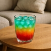 Szklanka niska do wody soku drinków Venus prążki 330ml