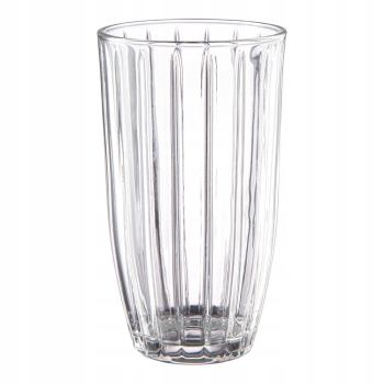 Szklanka wysoka do drinków napojów Venus prążki 440ml
