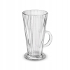 Wysoka szklanka do kawy Latte 300ml 1szt ryflowana Anastazja prążki