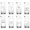 Personalizowana karafka do wody soku z grawerem Logo 1,25L