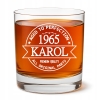 Personalizowana szklanka do whisky z grawerem na prezent 410ml