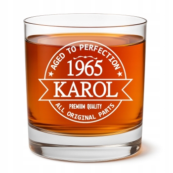 Personalizowana szklanka do whisky z grawerem na prezent 410ml