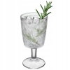 Szklanka na nóżce kieliszek do drinków Leaves przezroczysty 340ml