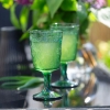 Szklanka na nóżce kieliszek do drinków Tropic zielony 335ml