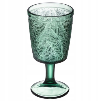 Szklanka na nóżce kieliszek do drinków Tropic zielony 335ml