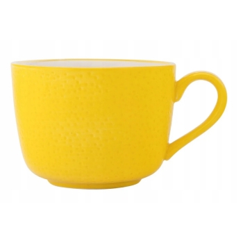Filiżanka ceramiczna do kawy i herbaty Tropicana żółta cytryna 470 ml