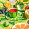 Filiżanka ceramiczna do kawy i herbaty Tropicana Arbuz 470 ml