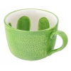 Filiżanka ceramiczna do kawy i herbaty Tropicana zielona limonka 470 ml