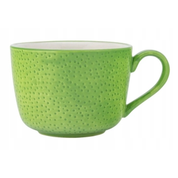 Filiżanka ceramiczna do kawy i herbaty Tropicana zielona limonka 470 ml