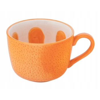 Filiżanka ceramiczna do kawy i herbaty Tropicana Pomarańcza 470 ml