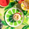 Talerz ceramiczny deserowy Tropicana Limonka 20cm