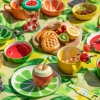 Talerz ceramiczny deserowy Tropicana Limonka 20cm