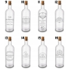 Szklana Butelka z grawerem TWÓJ NAPIS do soku oliwy nalewek wina 700ml