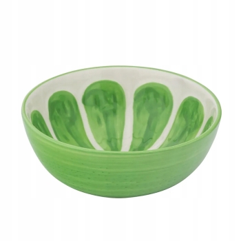 Miseczka salaterka ceramiczna Tropicana zielona Limonka 12,5cm