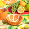 Miseczka salaterka ceramiczna Tropicana Pomarańcza 12,5cm