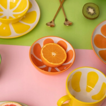 Miseczka salaterka ceramiczna Tropicana Pomarańcza 12,5cm