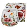 Kubek Porcelanowy Baryłka Summer Kwiaty Motyle 430ml