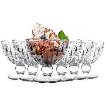 Pucharki na lody desery Zestaw 6 sztuk Venus 280 ml Altom Design
