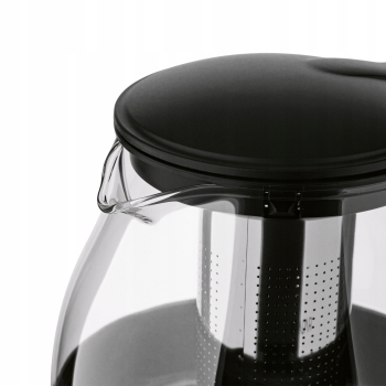 Szklany dzbanek z metalowym zaparzaczem Zoja Tadar 1,7l