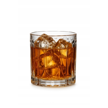 Szklanka niska do whisky wody napojów Grecko wzorzysta 315 ml