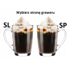 Szklany kubek z grawerem 300ml Prezent Twój Napis Logo Dzień Ojca dla Taty