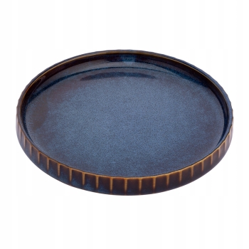 Spodek podstawek 14 cm Retro Reactive stripes granatowy