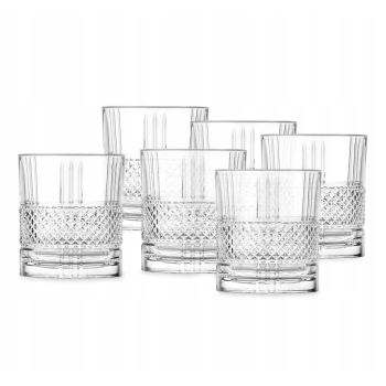 Zestaw 6 szklanek kryształowych do whisky Brillante Bohemia RCR