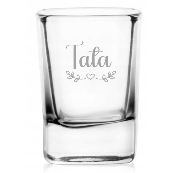 Kieliszek do wódki 50ml Tata na wesele ślub toasty