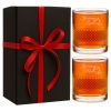 Zestaw 2 szklanki do whisky z grawerem Kryształowe 340ml Twój Napis Prezent