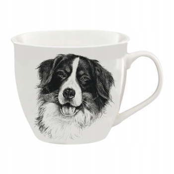 Ambition Duży Kubek Porcelanowy Wild Pies BORDERCOLLIE 550ml