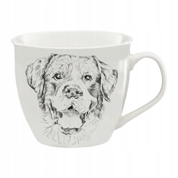 Ambition Duży Kubek Porcelanowy Wild Pies GOLDEN RETRIEVER 550ml