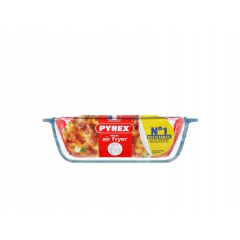 PYREX AIR FRYER Naczynie Żaroodporne Prostokątne Pojemnik 23x15x6cm 1,2L