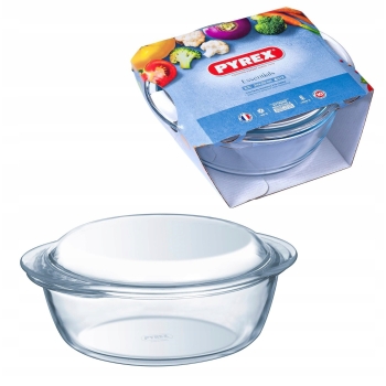 Naczynie Żaroodporne Z Pokrywą Pyrex 2,1l Okrągłe
