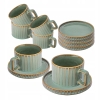 Filiżanka Altom Design Reactive Sage porcelana 220 ml 6 szt.