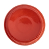 Talerz porcelanowy deserowy 20,5 cm Retro Fusion Coral jesienny pomarańcz