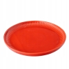 Talerz porcelanowy deserowy 20,5 cm Retro Fusion Coral jesienny pomarańcz
