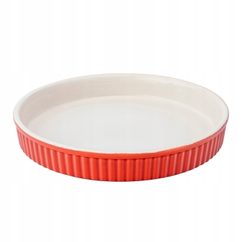 Forma do tarty pizzy naczynie żaroodporne ceramiczne Fusion Coral 24 cm