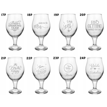 Kieliszek do drinków Aperola 570ml grawer Prezent Urodziny z brelokiem