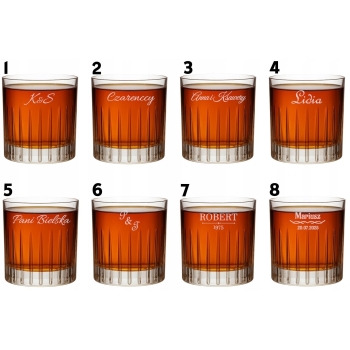 Szklanki do Whisky z Grawerem 6 szt. Prezent na Urodziny Rocznicę Święta