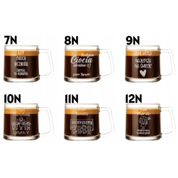 Kubek z grawerem Filiżanka Twój Napis Prezent na urodziny 335ml