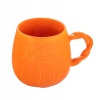 Kubek porcelanowy do Kawy Herbaty jesienny dynia z plecionym uchwytem 510ml