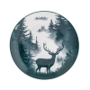Talerz deserowy porcelanowy zimowy Świateczna Secret Forest 20cm